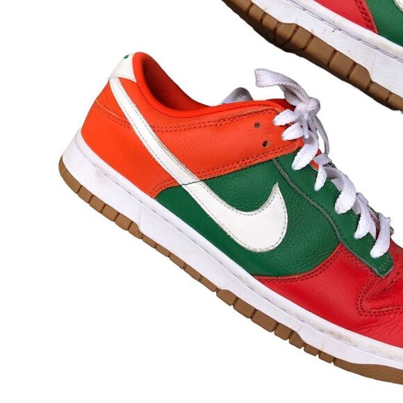 RARE 2021 Nike Dunk Low By You 'Christmas Green' Size 10 - Picture 14 of 14